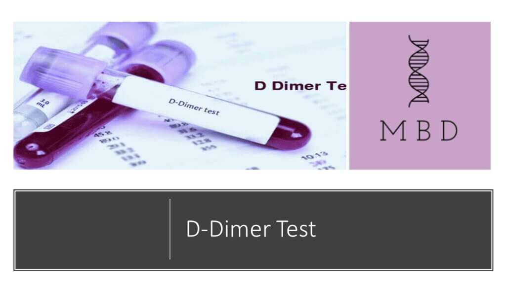 Ddimer test My Biology Dictionary